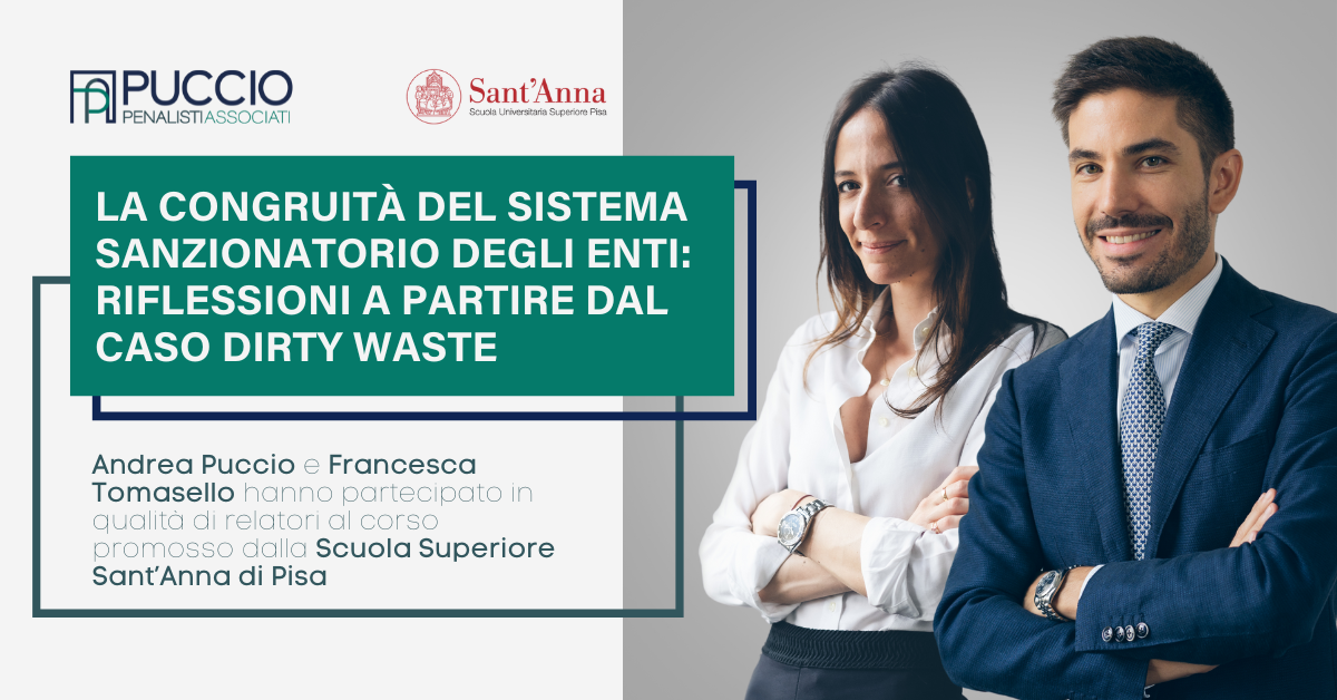 Andrea Puccio e Francesca Tomasello relatori al corso promosso da Scuola Superiore Sant’Anna